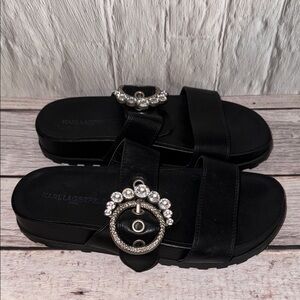 Karl Lagerfeld Embellished Brinda Sandal